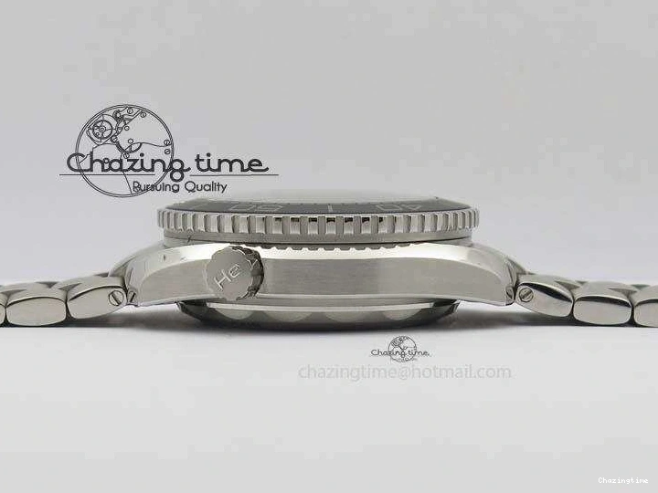 1223 Planet Ocean Master Chronometer Chrono SS OM 1:1 Best Edition Gray Dial On SS Bracelet A Reliable 8180